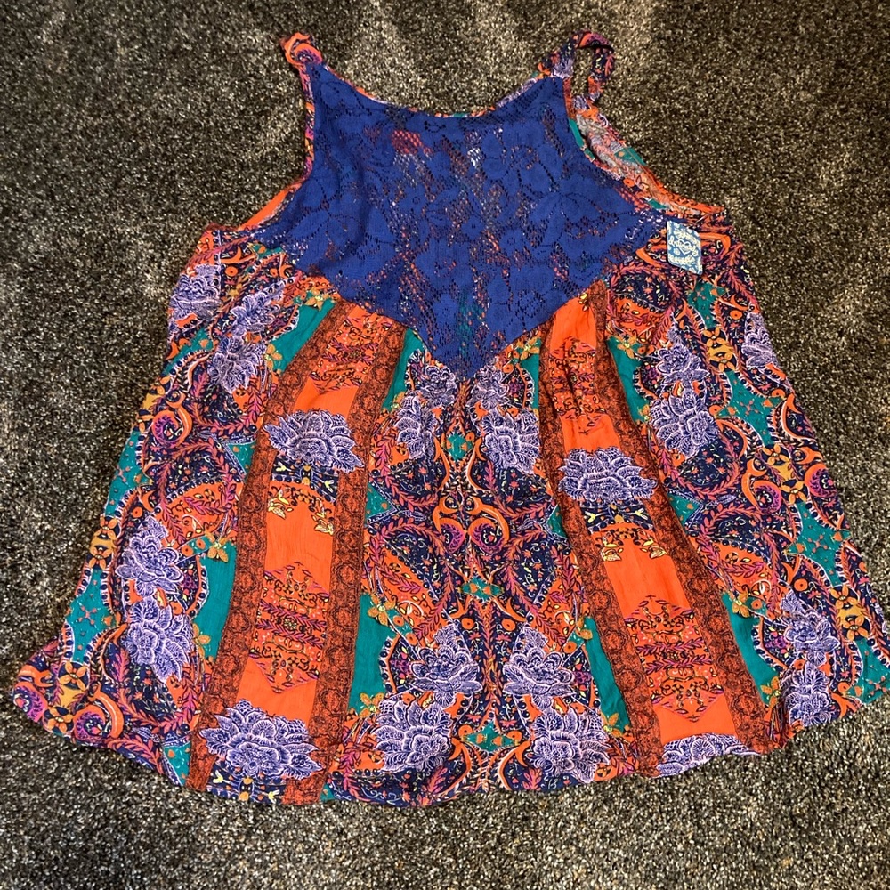 Free People Count Me In trapeze top
